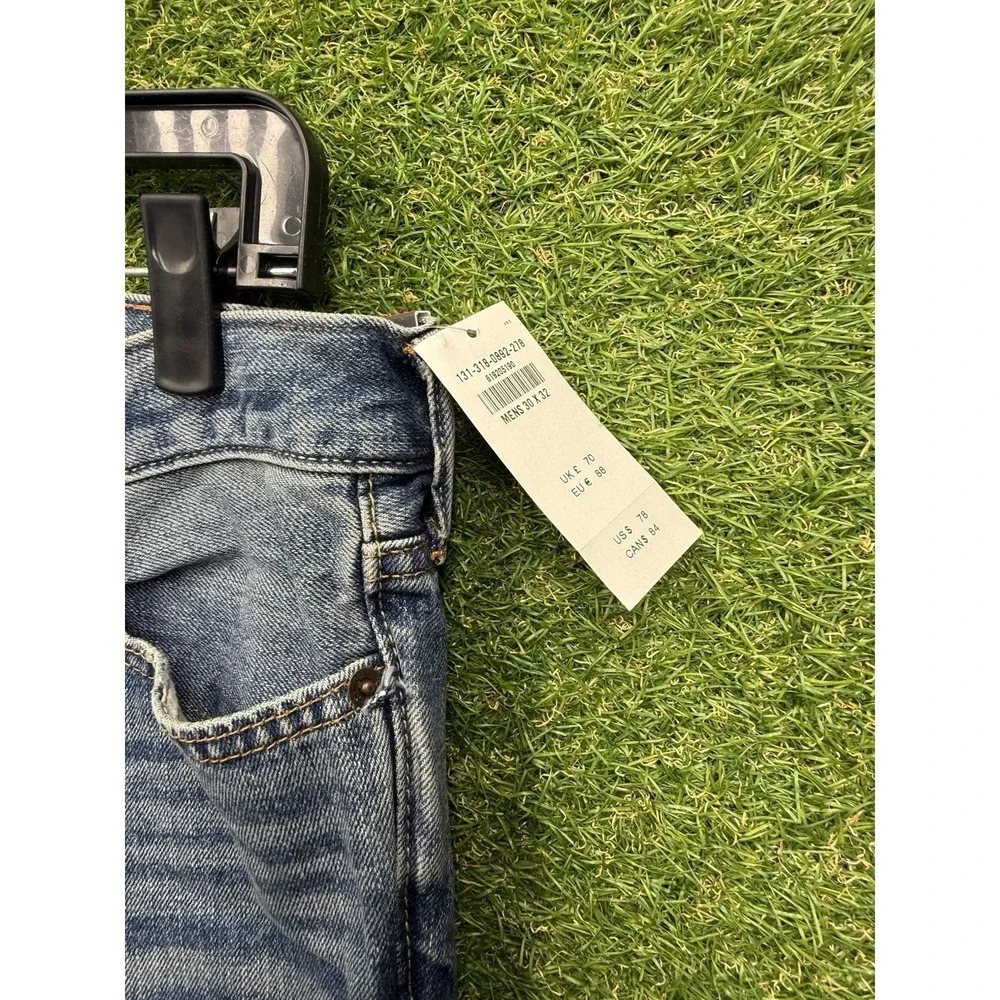 Abercrombie & Fitch Jeans Mens 30x32 The A&F Skinny Fit Medium Wash Denim NWT